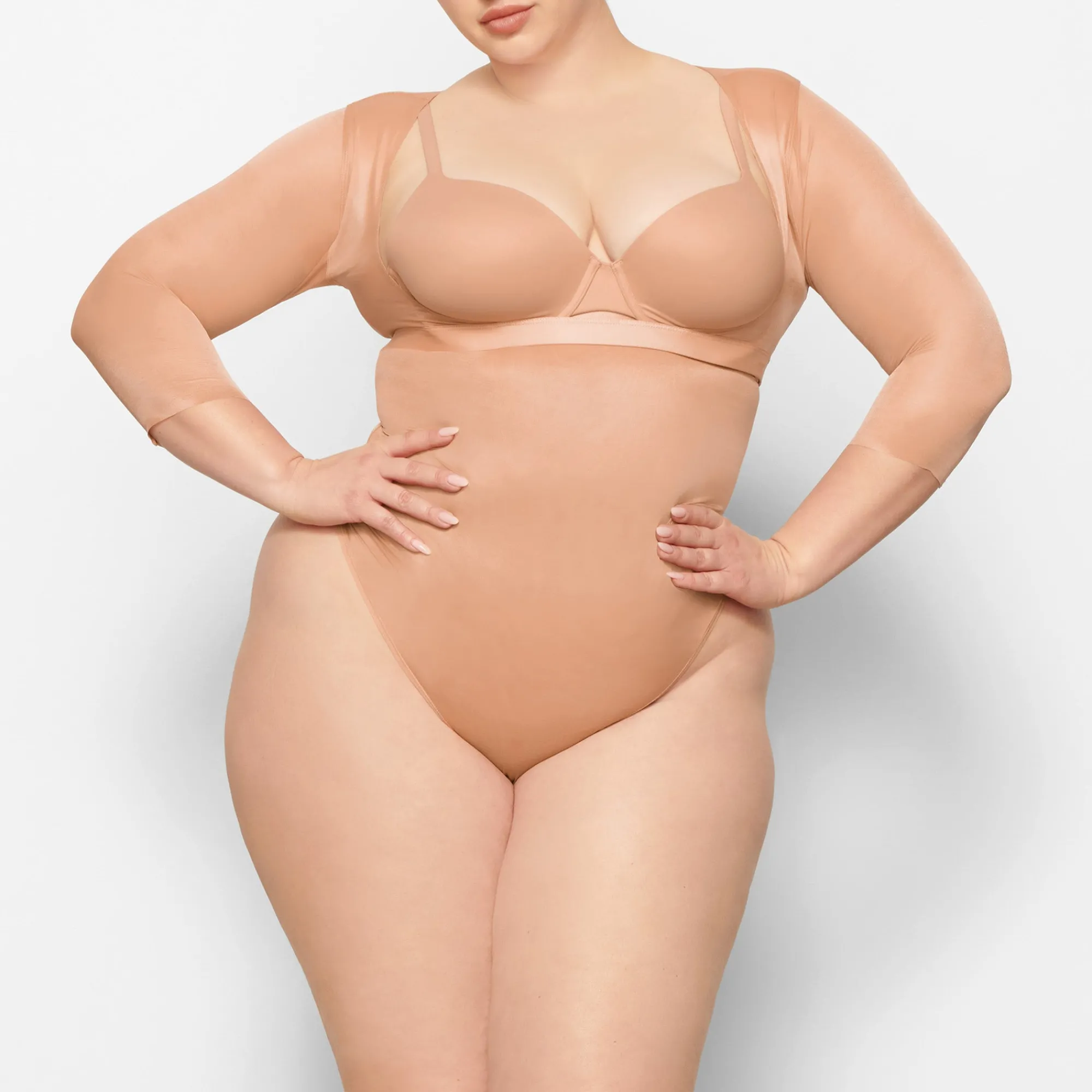BARELY THERE OPEN BUST ARM SHAPER |-Skims Discount