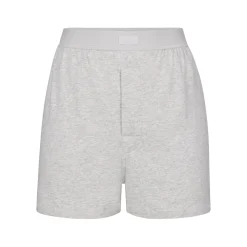 BOYFRIEND LOOSE BOXER | LIGHT HEATHER GREY-Skims Clearance