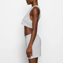 BOYFRIEND LOOSE BOXER | LIGHT HEATHER GREY-Skims Clearance