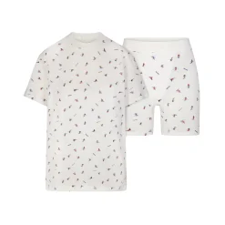 BOYFRIEND T-SHIRT AND BOXER SET | SKI PRINT-Skims Discount