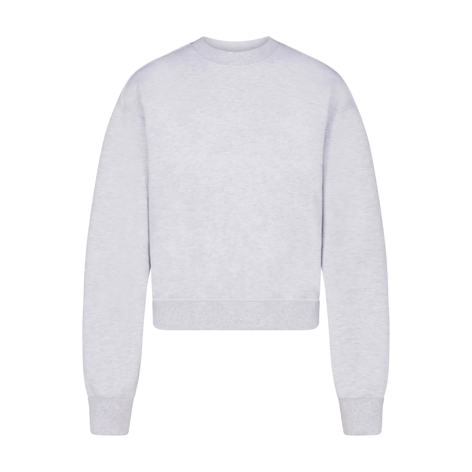 COTTON FLEECE CLASSIC CREWNECK | LIGHT HEATHER GREY-Skims Online
