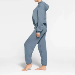 COTTON FLEECE CLASSIC HOODIE | STEEL BLUE-Skims Best