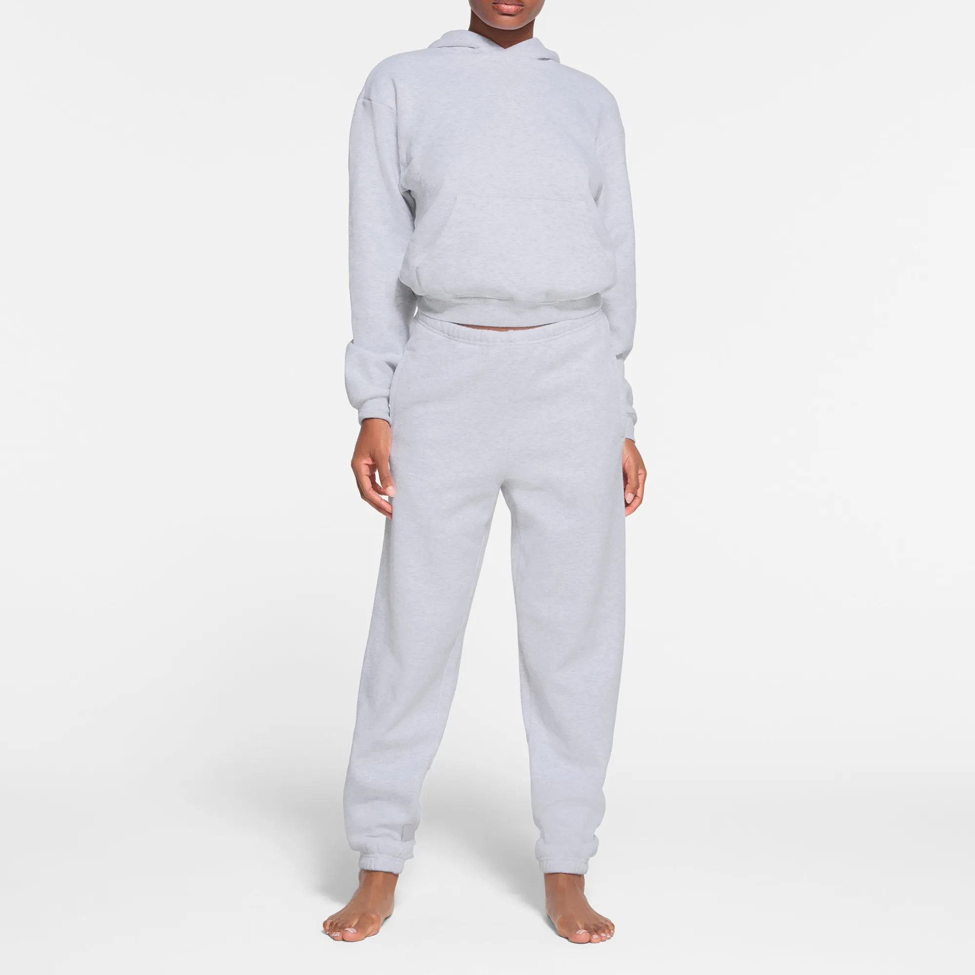 COTTON FLEECE CLASSIC JOGGER | LIGHT HEATHER GREY-Skims Clearance