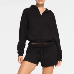 COTTON FLEECE CLASSIC ZIP UP HOODIE |-Skims New