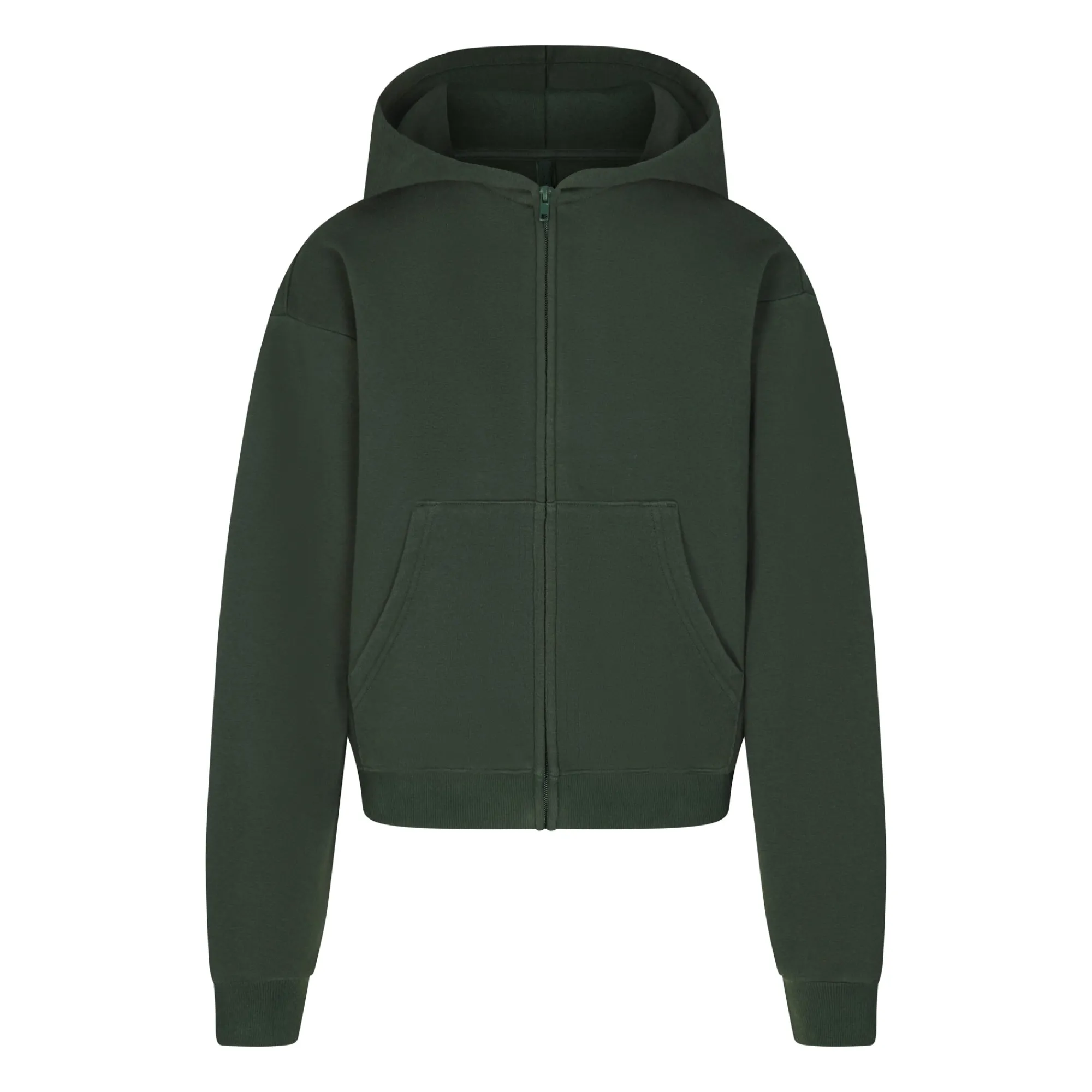 COTTON FLEECE CLASSIC ZIP UP HOODIE |-Skims Hot