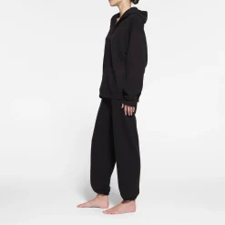 COTTON FLEECE OVERSIZED ZIP UP HOODIE |-Skims Online