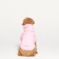 COTTON FLEECE PET HOODIE | BABY PINK-Skims New