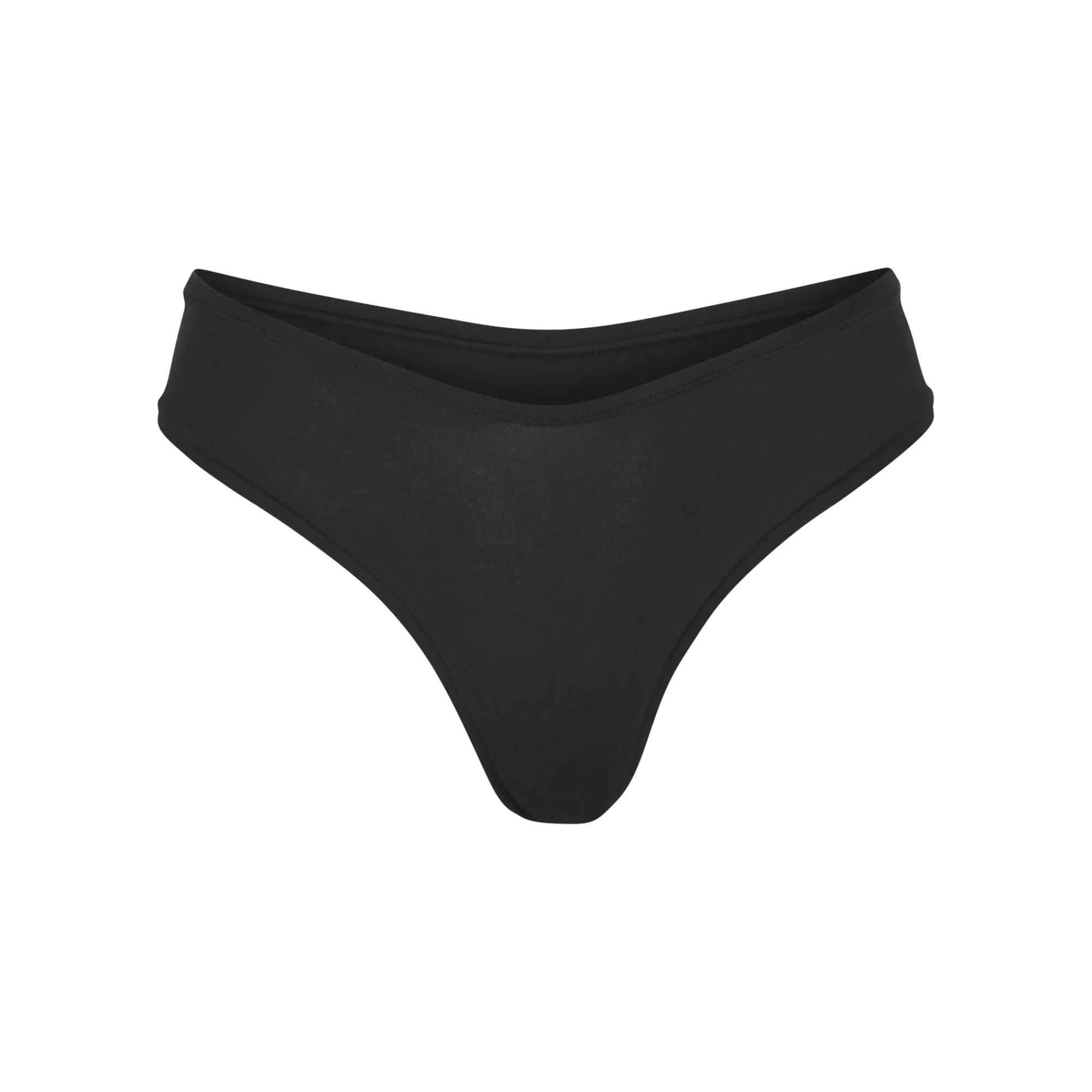 COTTON JERSEY DIPPED THONG |-Skims New