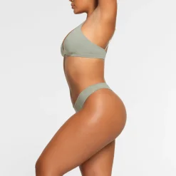 COTTON JERSEY DIPPED THONG |-Skims Clearance