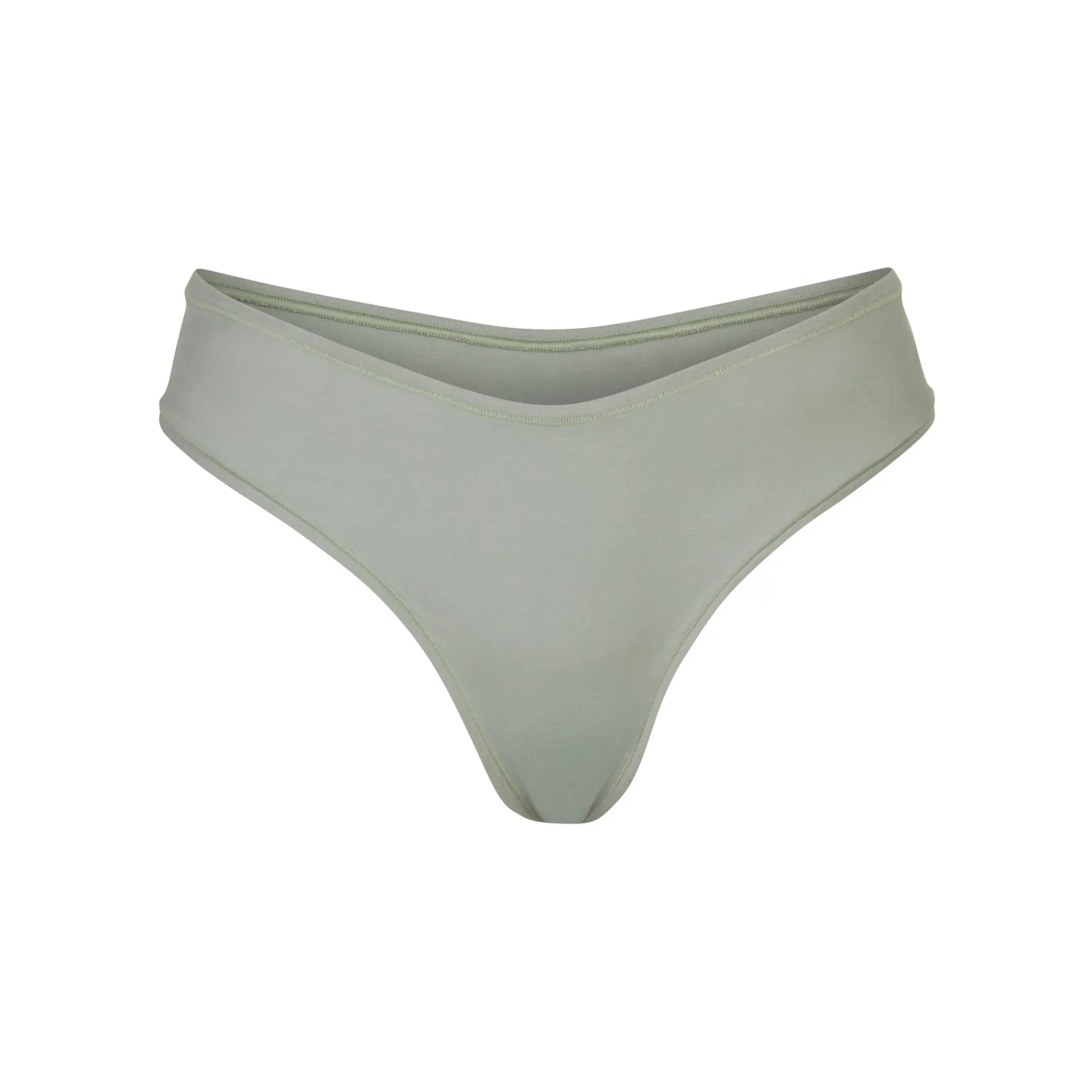 COTTON JERSEY DIPPED THONG |-Skims Clearance