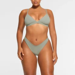 COTTON JERSEY DIPPED THONG |-Skims Clearance