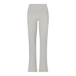 COTTON JERSEY FOLDOVER PANT | LIGHT HEATHER GREY-Skims Fashion