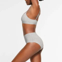 COTTON JERSEY FULL BRIEF | LIGHT HEATHER GREY-Skims Fashion