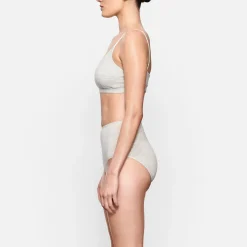 COTTON JERSEY FULL BRIEF 5-PACK | LIGHT HEATHER GREY-Skims Outlet