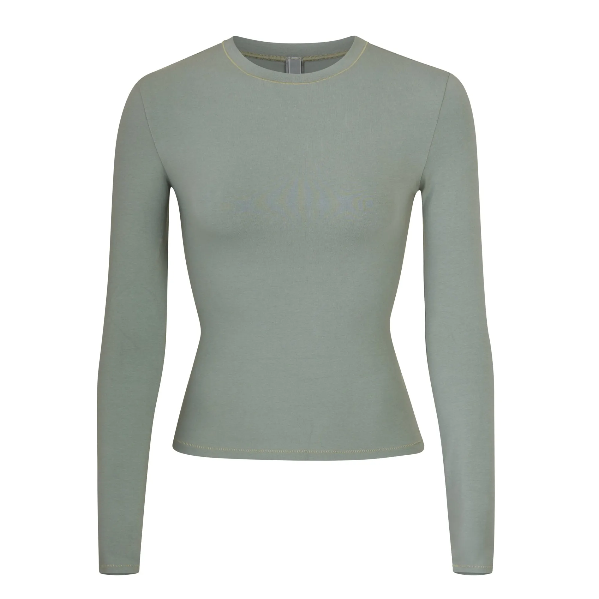 COTTON JERSEY LONG SLEEVE T-SHIRT |-Skims Fashion