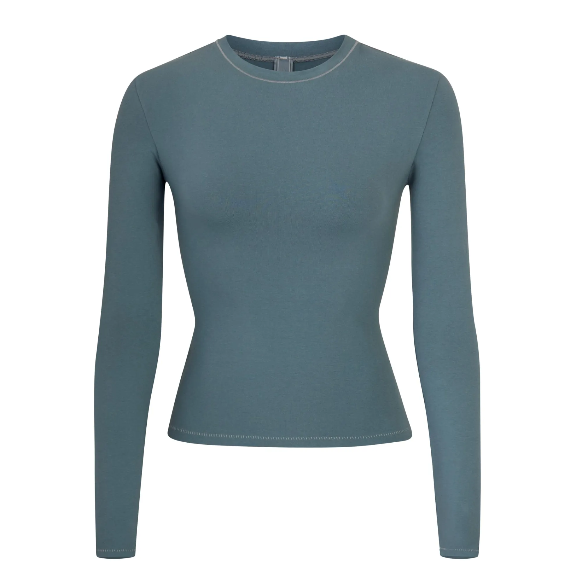 COTTON JERSEY LONG SLEEVE T-SHIRT |-Skims Fashion