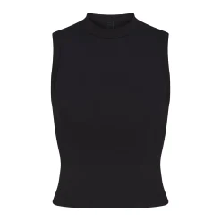COTTON JERSEY MOCK NECK TANK |-Skims Fashion