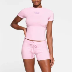 COTTON JERSEY SHORT | BABY PINK-Skims Discount