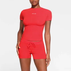 COTTON JERSEY SHORT |-Skims Hot