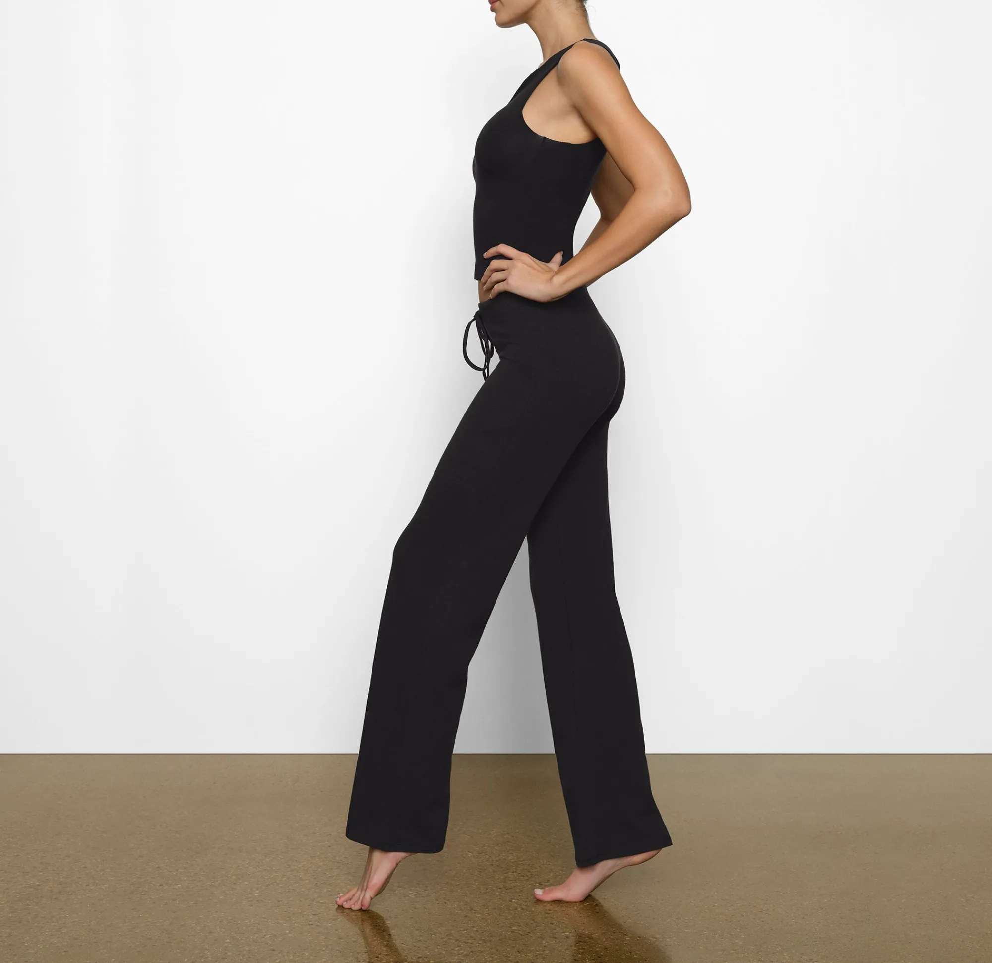 COTTON JERSEY STRAIGHT LEG PANT |-Skims Hot