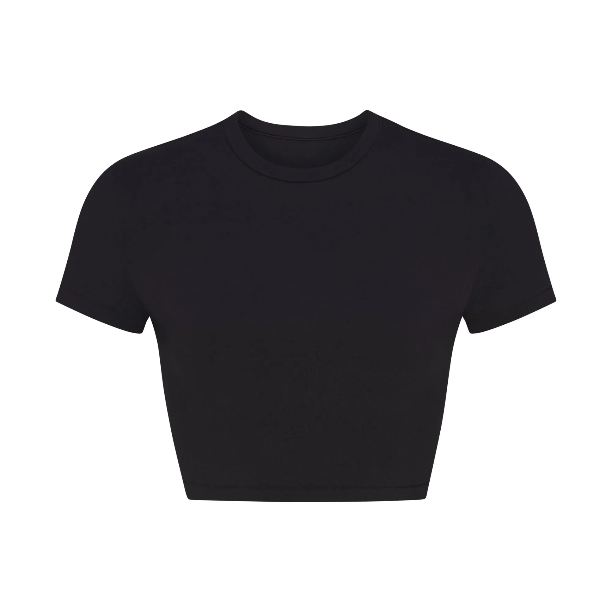 COTTON JERSEY SUPER CROPPED T-SHIRT |-Skims Discount