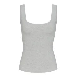COTTON JERSEY TANK | LIGHT HEATHER GREY-Skims Sale