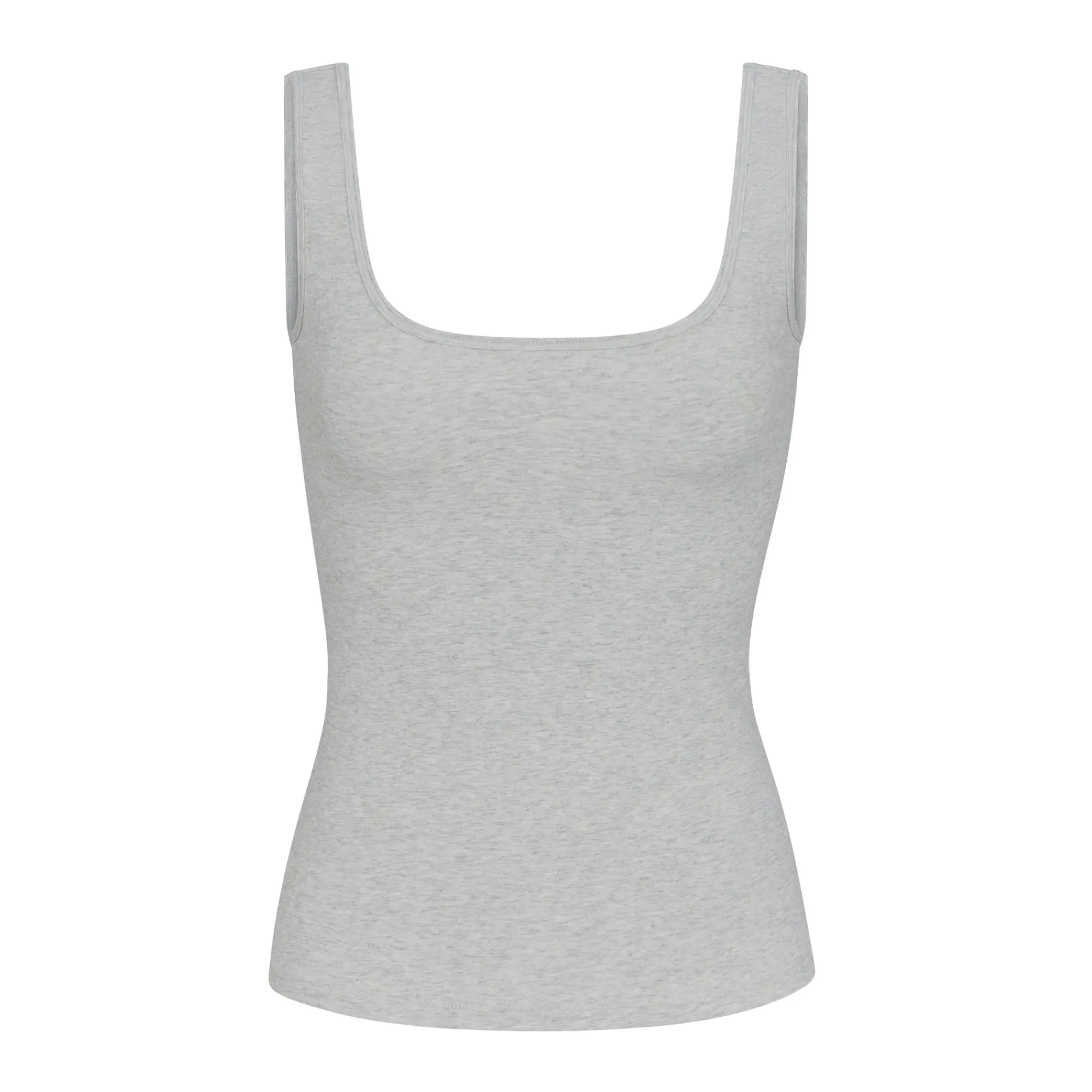 COTTON JERSEY TANK | LIGHT HEATHER GREY-Skims Sale