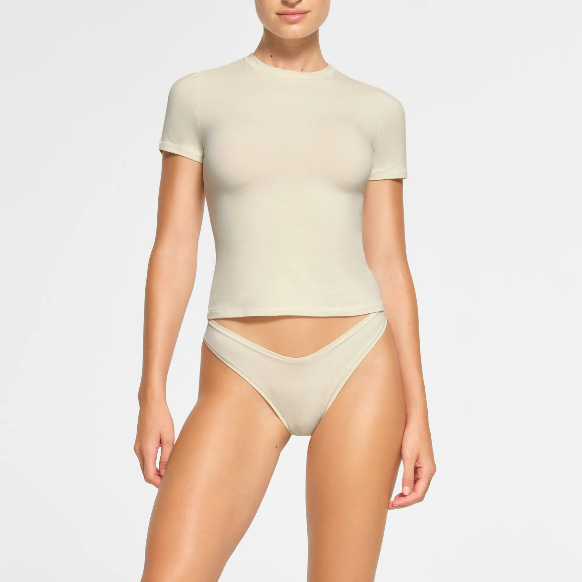 COTTON JERSEY T-SHIRT |-Skims Hot
