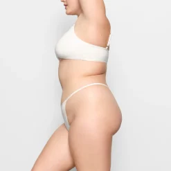 COTTON LOGO STRING THONG |-Skims Online