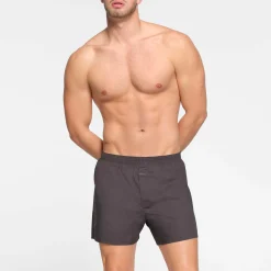 COTTON POPLIN SLEEP MENS BOXER |-Skims Best