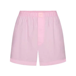 COTTON POPLIN SLEEP SHORT | BABY PINK-Skims Discount