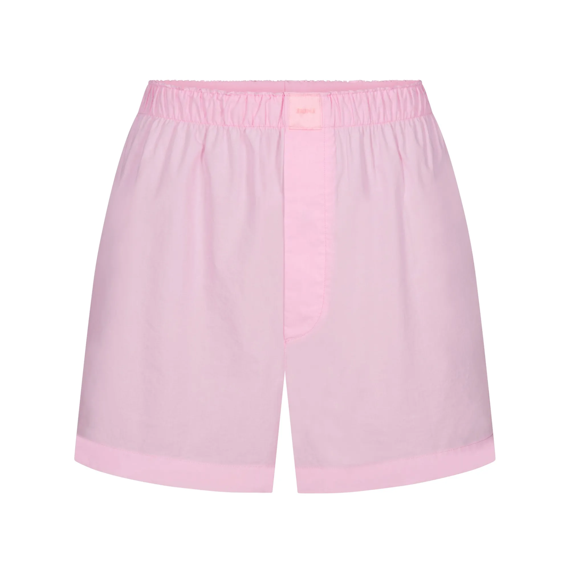 COTTON POPLIN SLEEP SHORT | BABY PINK-Skims Discount