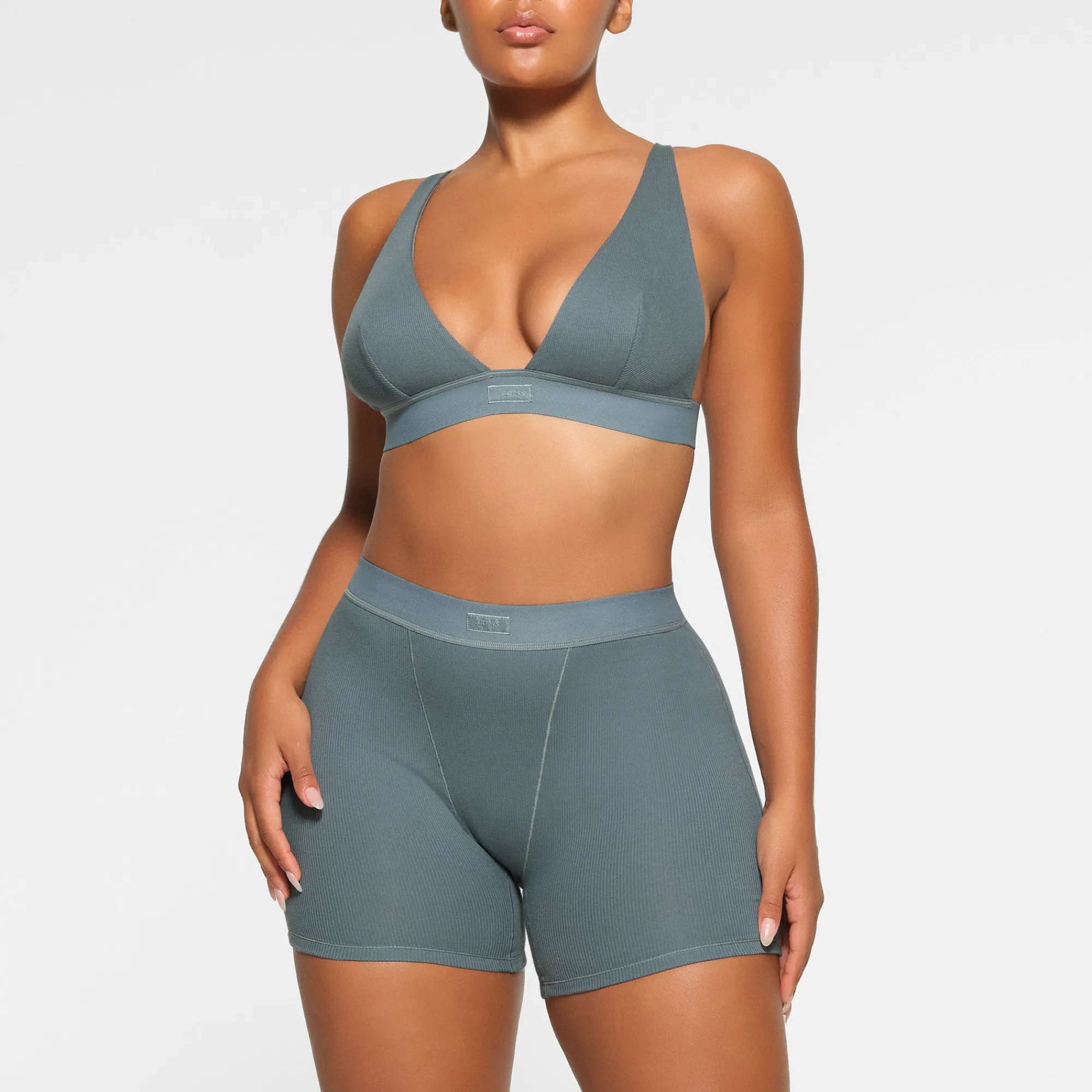 COTTON RIB BOXER |-Skims Best