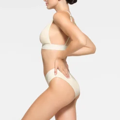 COTTON RIB PLUNGE BRALETTE |-Skims Fashion