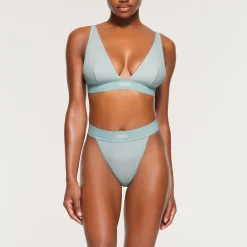 COTTON RIB PLUNGE BRALETTE |-Skims Discount