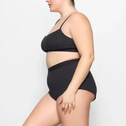 COTTON RIB SCOOP BRALETTE |-Skims New
