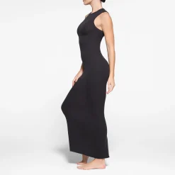 COTTON RIB SLEEVELESS LONG DRESS |-Skims Outlet