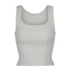 COTTON RIB TANK | LIGHT HEATHER GREY-Skims Fashion
