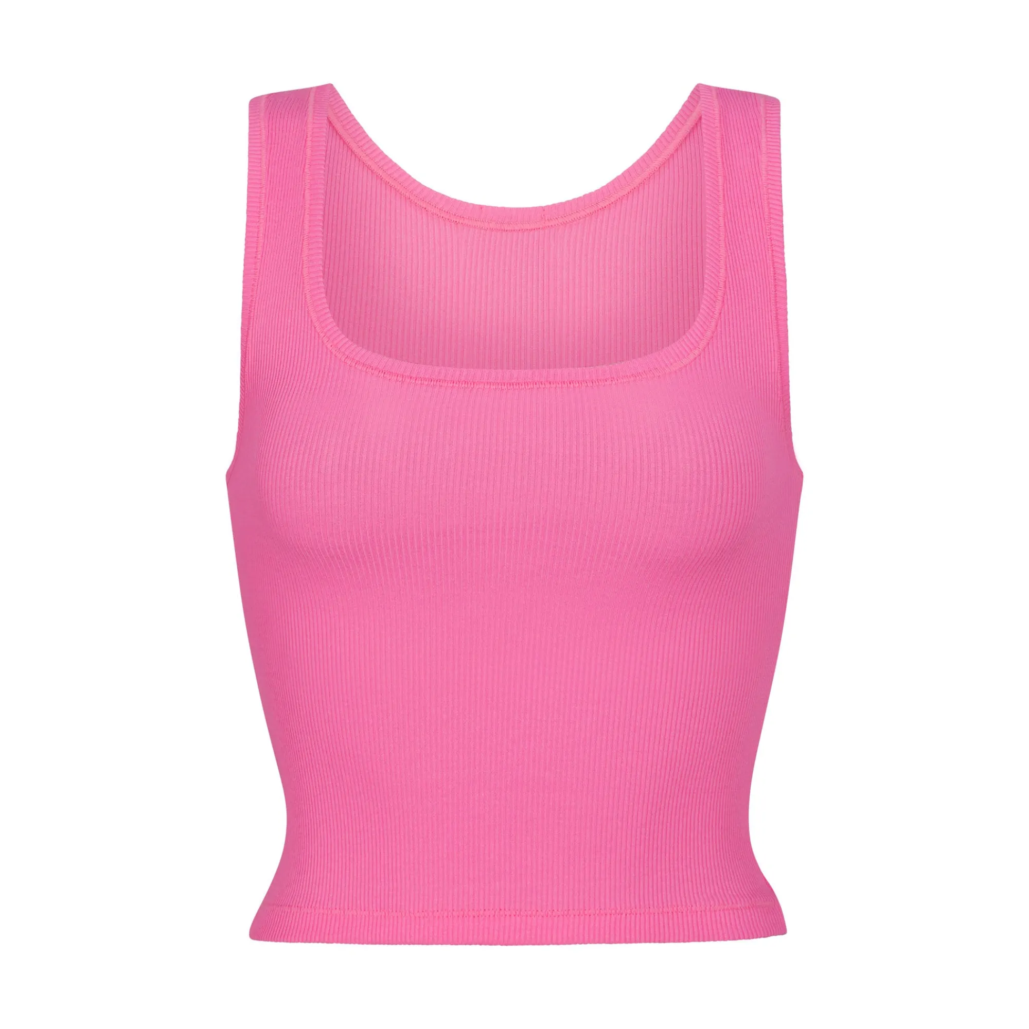 COTTON RIB TANK | SUGAR PINK-Skims New