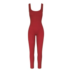 COTTON RIB TANK CATSUIT | BRICK MULTI-Skims Clearance
