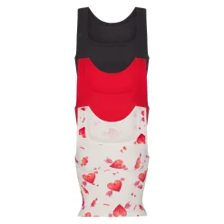 COTTON RIB TANK 3-PACK | HEART AND ARROW MULTI-Skims Outlet