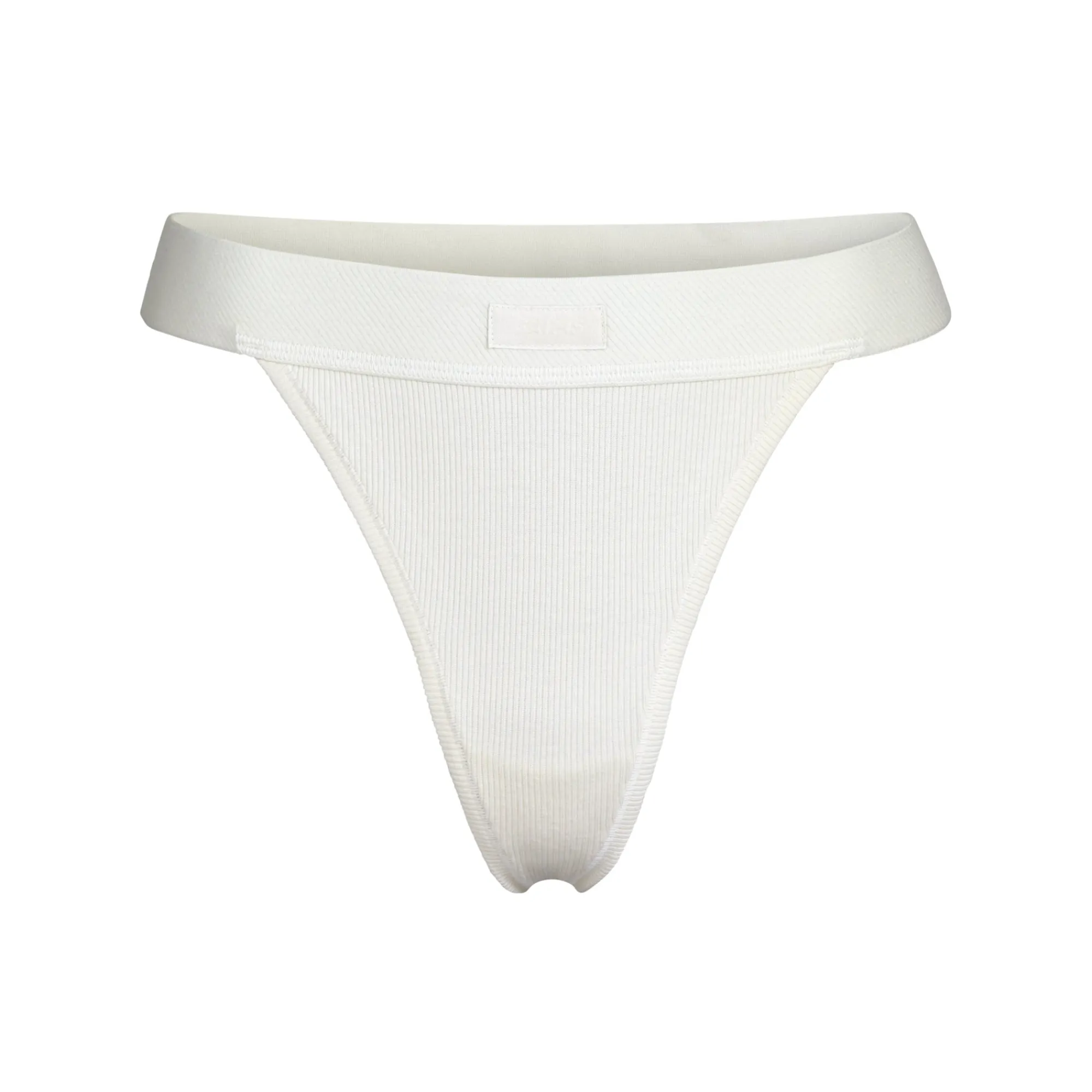 COTTON RIB THONG |-Skims Fashion
