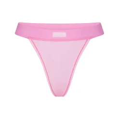 COTTON RIB THONG | BUBBLE GUM-Skims Discount