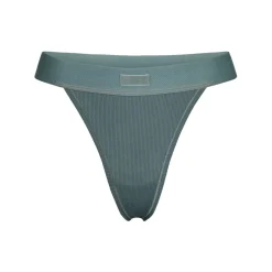 COTTON RIB THONG |-Skims Online