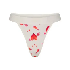 COTTON RIB THONG | MARBLE HEART AND ARROW-Skims Sale