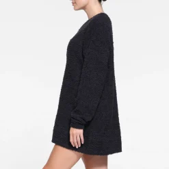 COZY KNIT V NECK MINI DRESS |-Skims Online