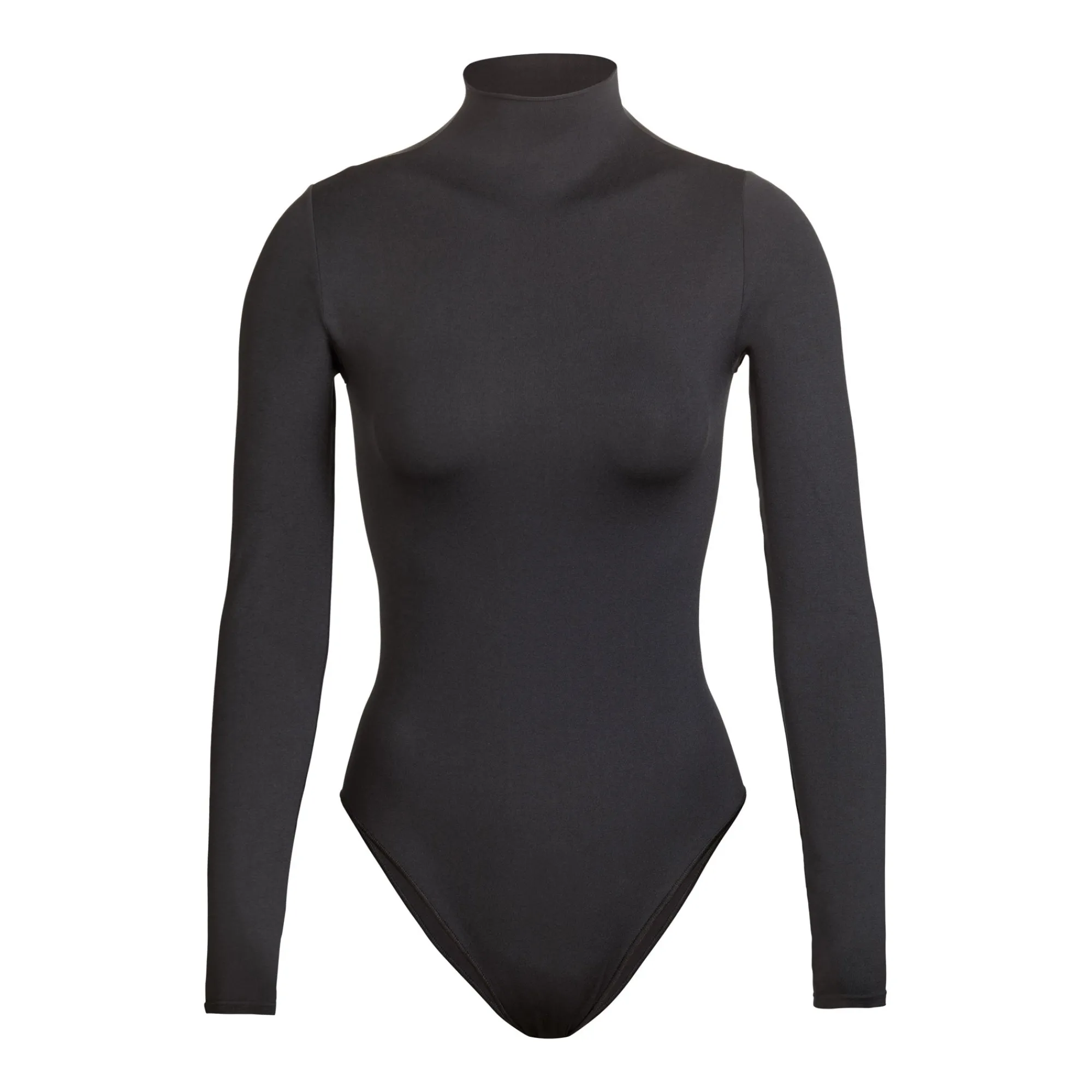 ESSENTIAL MOCK NECK LONG SLEEVE BODYSUIT |-Skims Hot