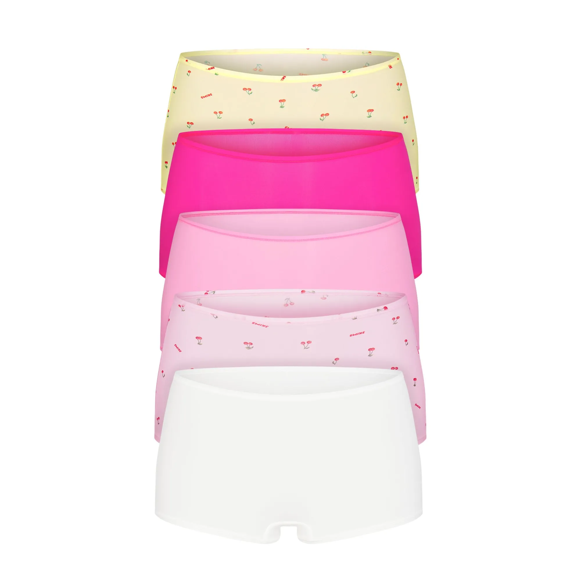 FITS EVERYBODY BOY SHORT 5-PACK | CHERRY PRINT MULTI-Skims Clearance