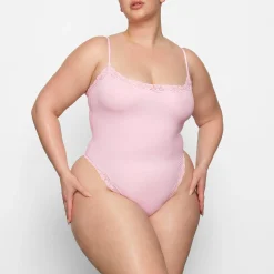 FITS EVERYBODY CORDED LACE CAMI BODYSUIT | CHERRY BLOSSOM-Skims Best