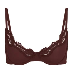 FITS EVERYBODY CORDED LACE UNLINED SCOOP BRA |-Skims Outlet